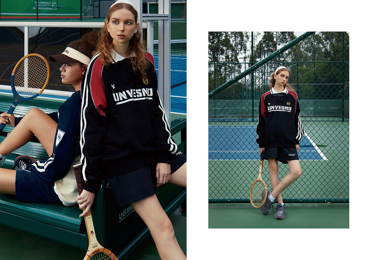 广州商业摄影|复古美式运动装网球大片