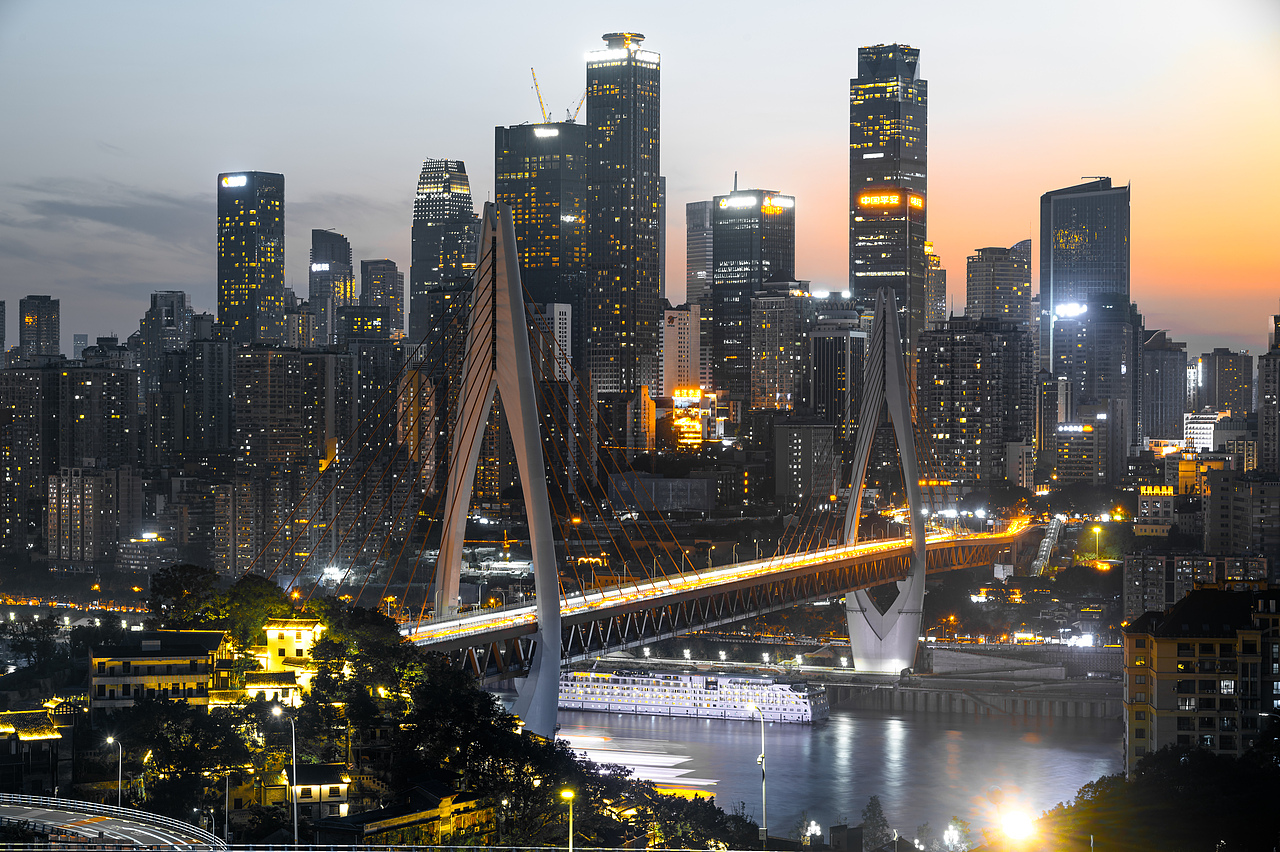 《桥都重庆》——东水门长江大桥（图ZMzUxMzI0Mzk2） - 风光摄影 - 站酷设计师MINI黄原创素材 - 站酷ZCOOL