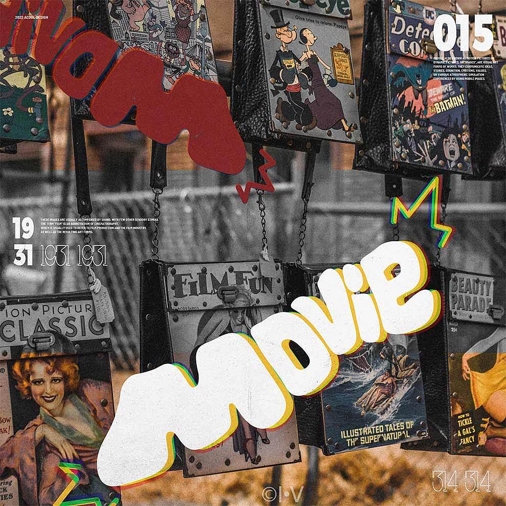 RETRO-复古潮流海报设计（图ZMzIxNDA0OTky） - 海报 - 站酷设计师阿凉ACOOL原创素材 - 站酷ZCOOL