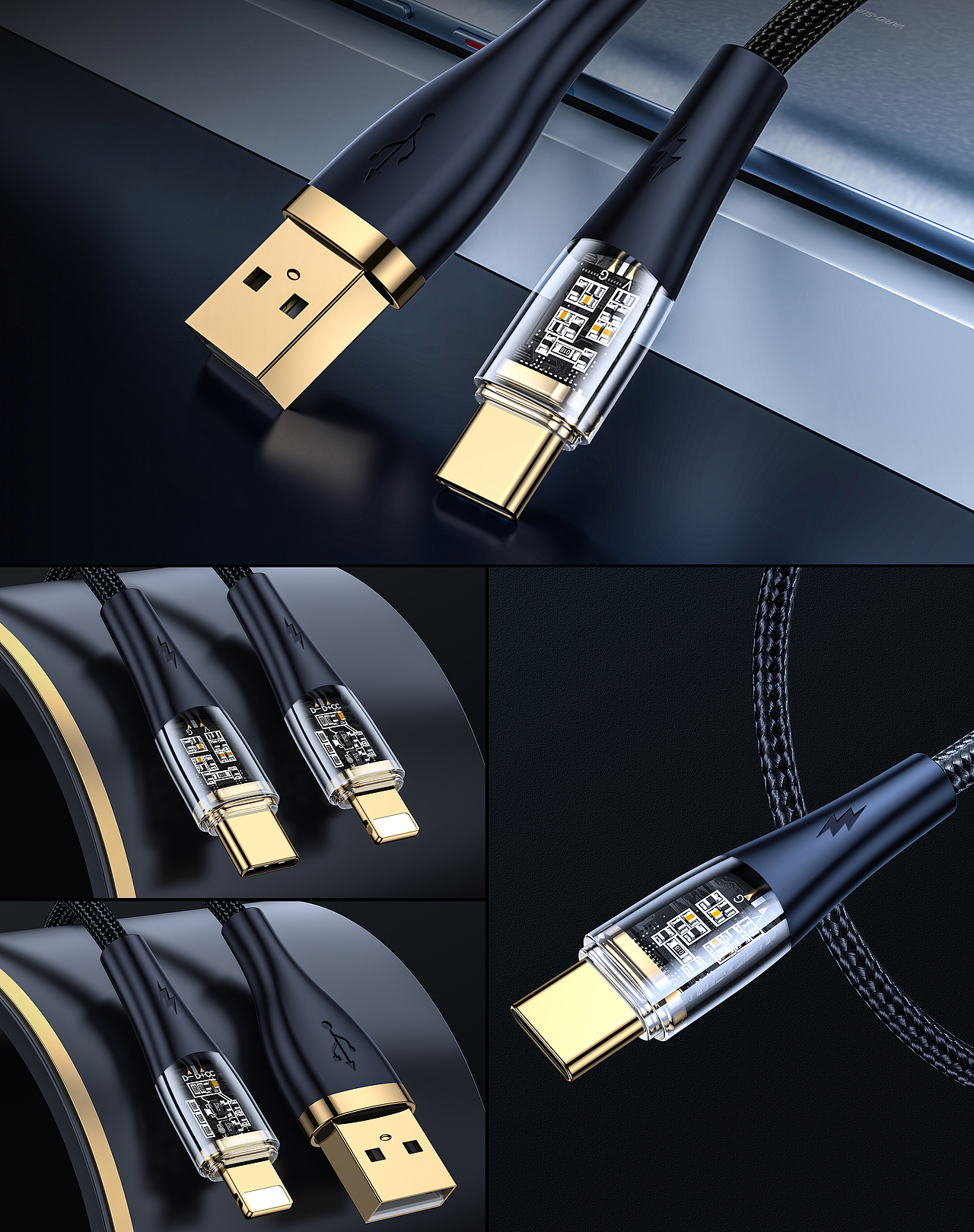 【PEINAI/配耐—数据线渲染合集】 Render(图ZMzIxMTE0NDg0) - 产品 - 站酷设计师月京舞梨原创素材 - 站酷ZCOOL