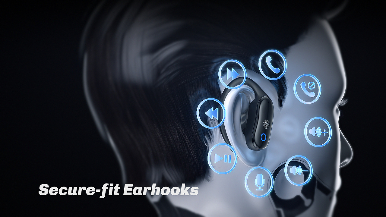 电商-数码3C耳机产品三维动画