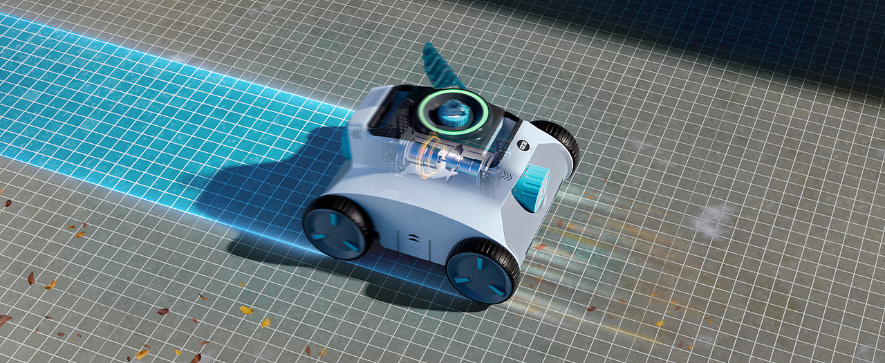 跨境电商详情页 | Ofuzzi 泳池清洗机 ✖ LCX光锥设计