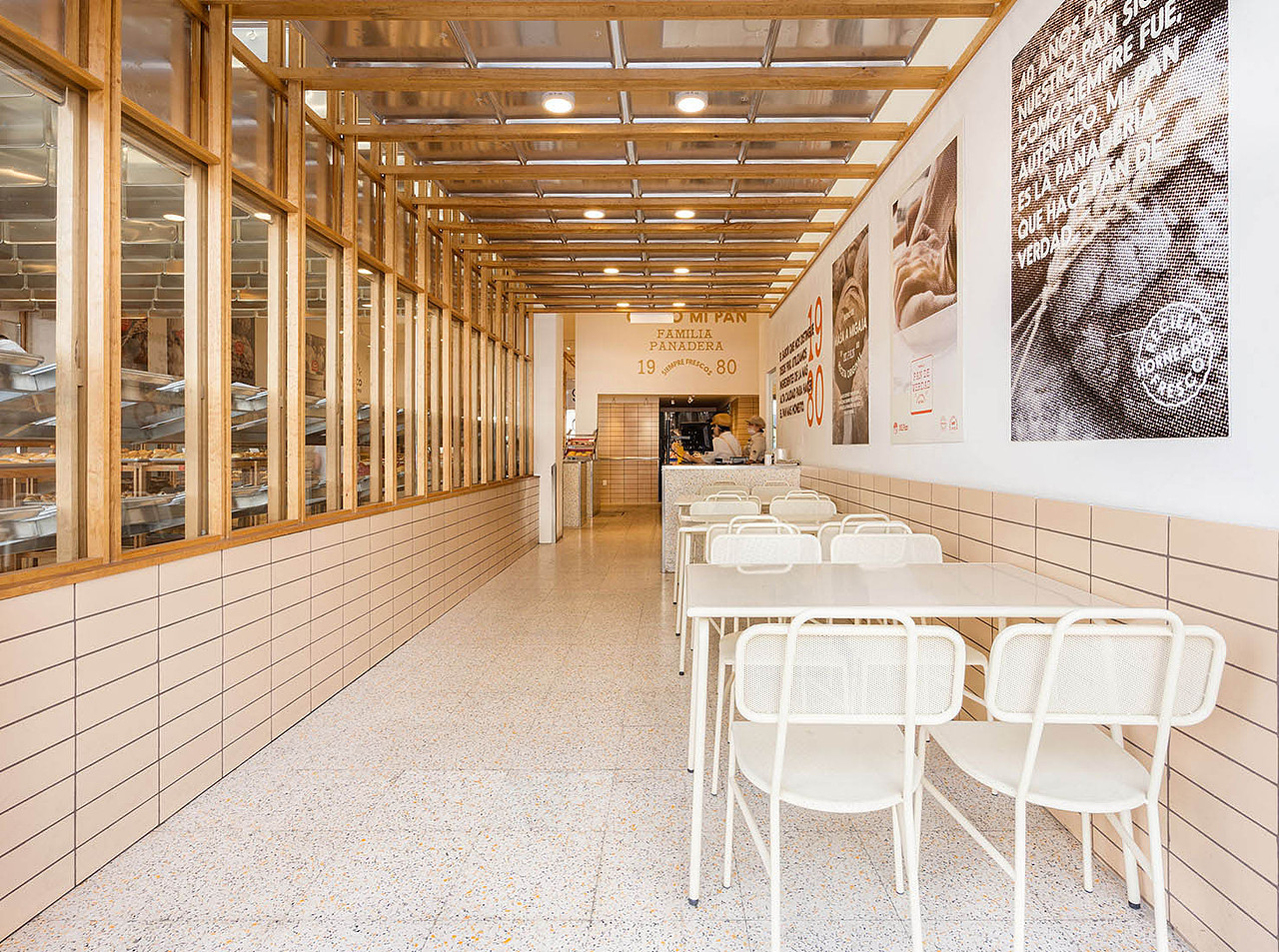 面包店设计案例鉴赏——蛋糕店|甜品饮品店装修设计（图ZMzE3MjkzNzU2） - 商业空间设计 - 站酷设计师成都有木设计原创素材 - 站酷ZCOOL