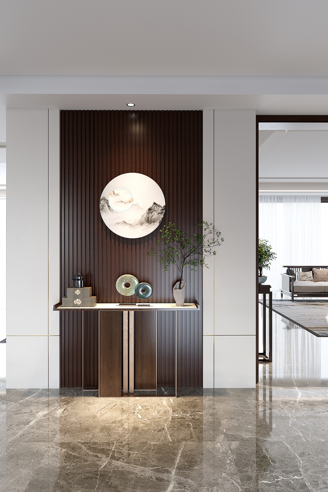 新中式的别墅健身室