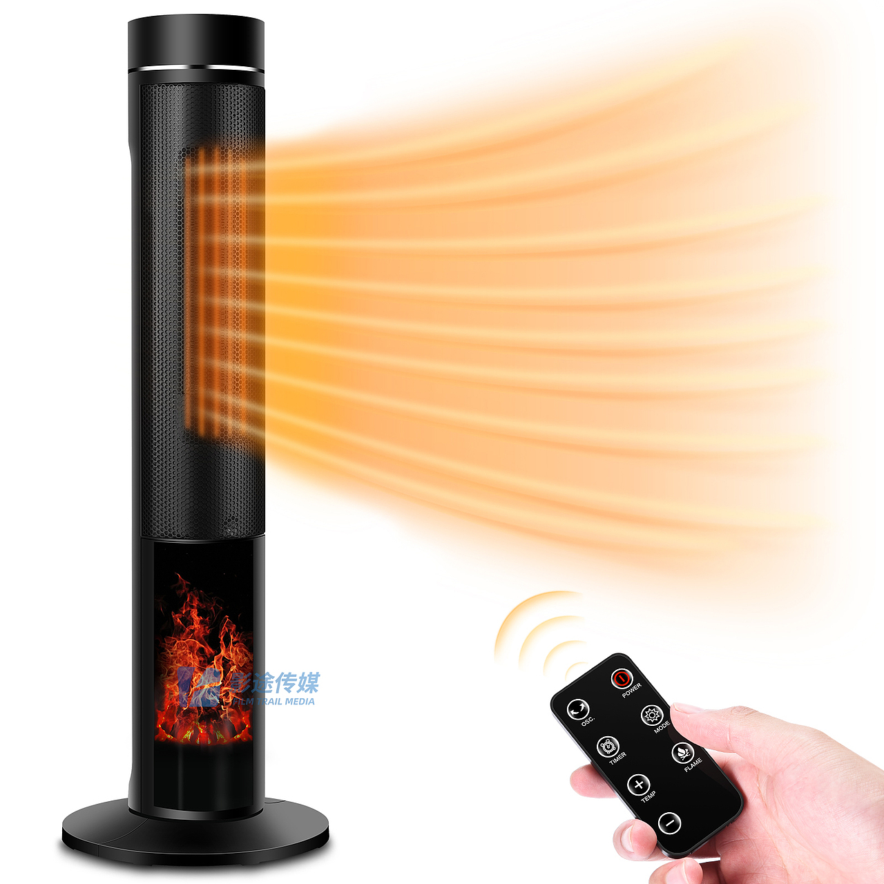 适合外国人审美的亚马逊效果图 暖风机亚马逊主图