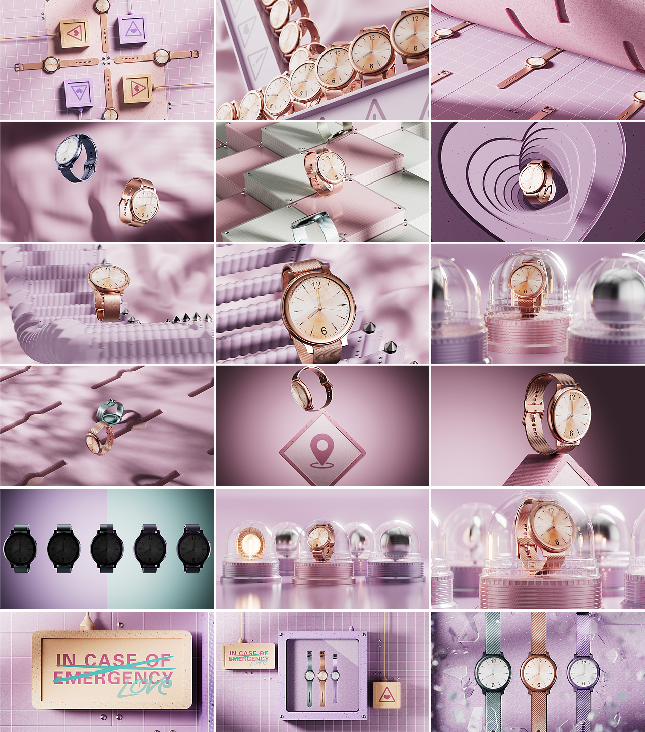 女性手表产品动画