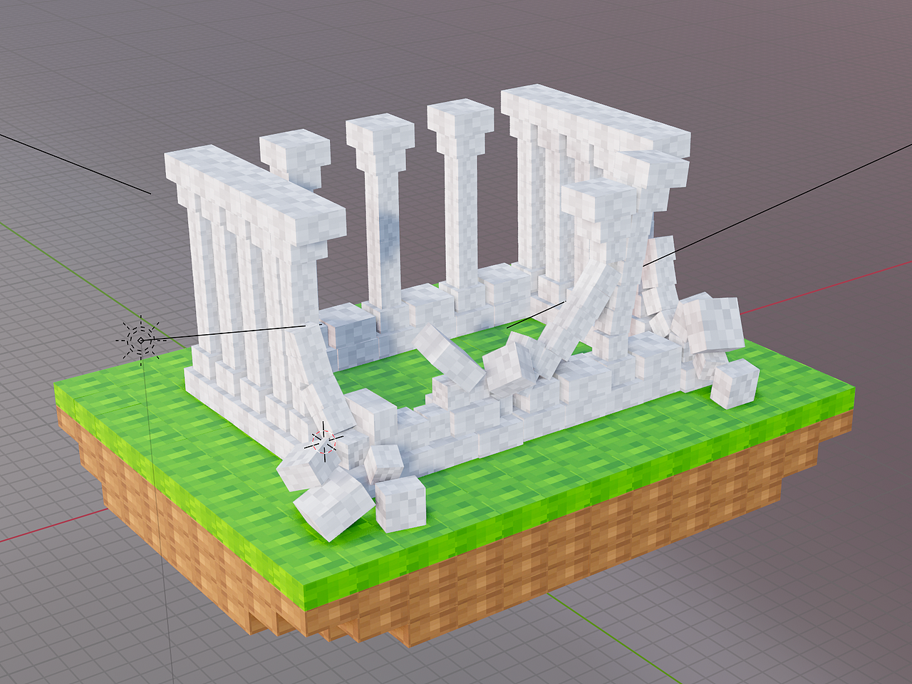 我的世界3d动画