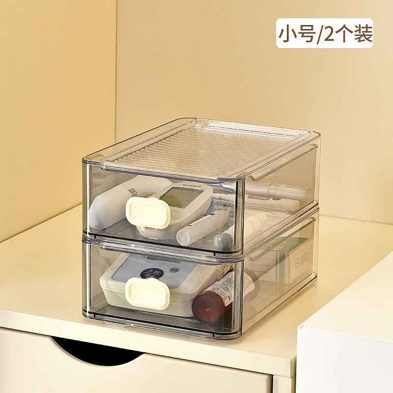亚克力抽屉型收纳盒可定制高度