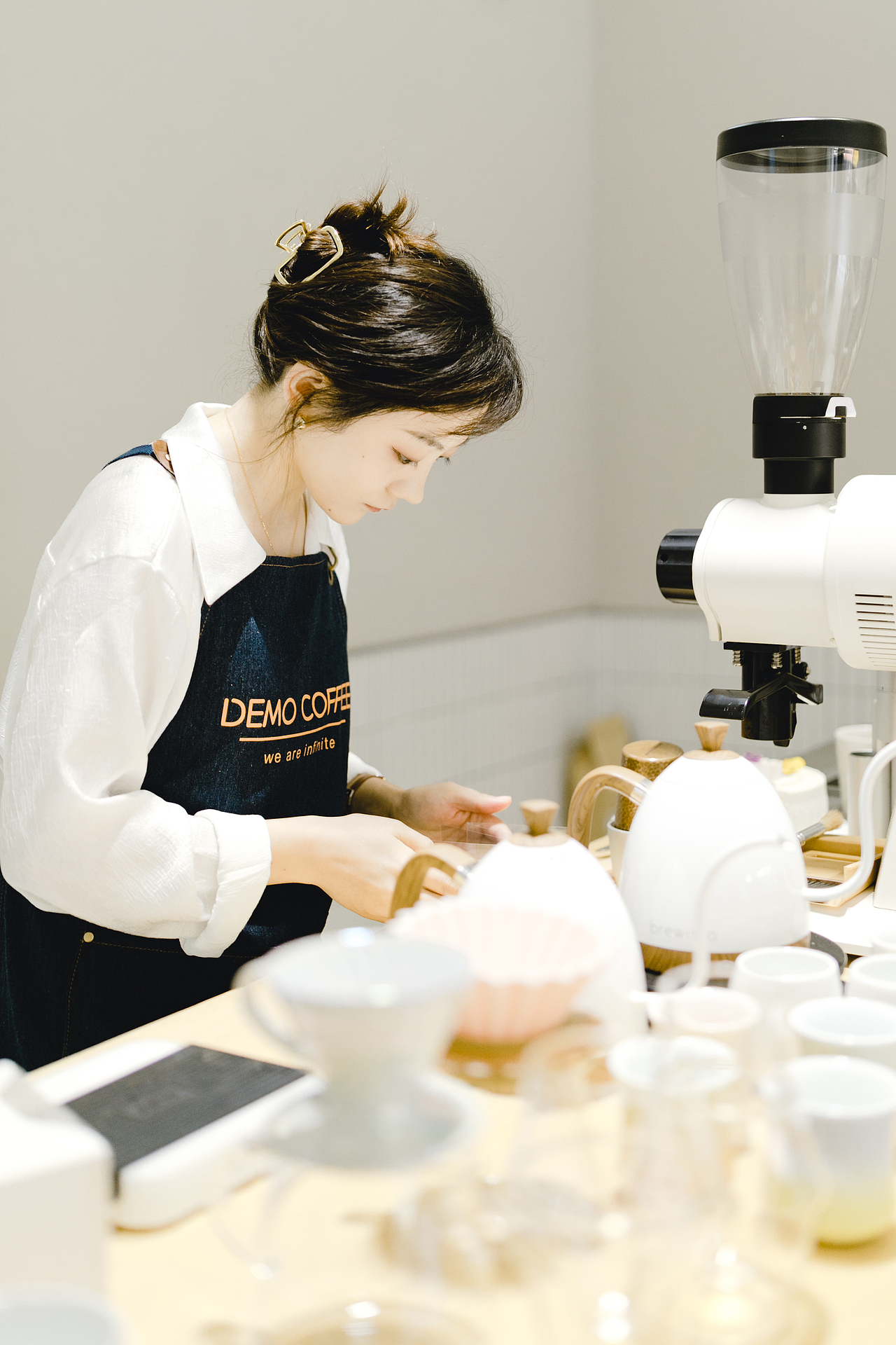 楼下新开了咖啡馆