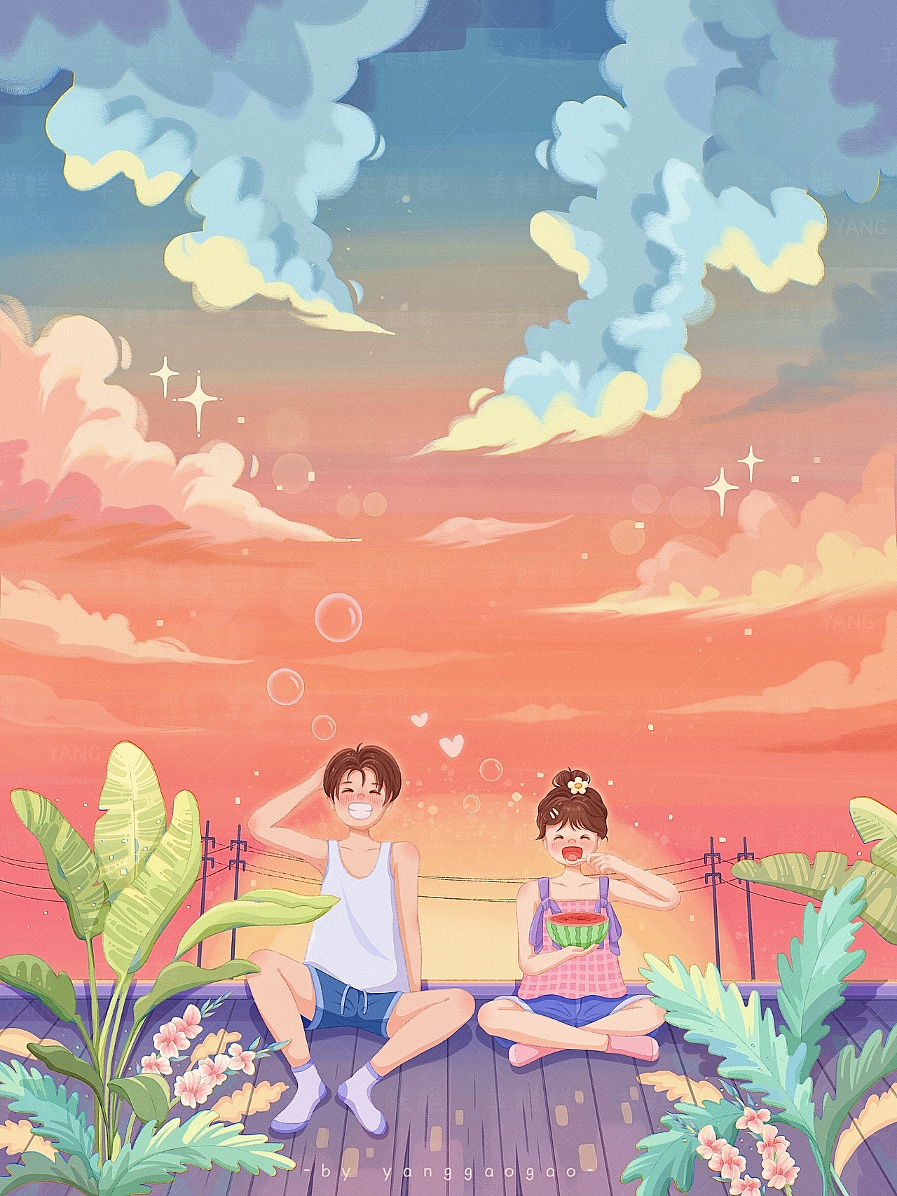 毕业季插画系列图