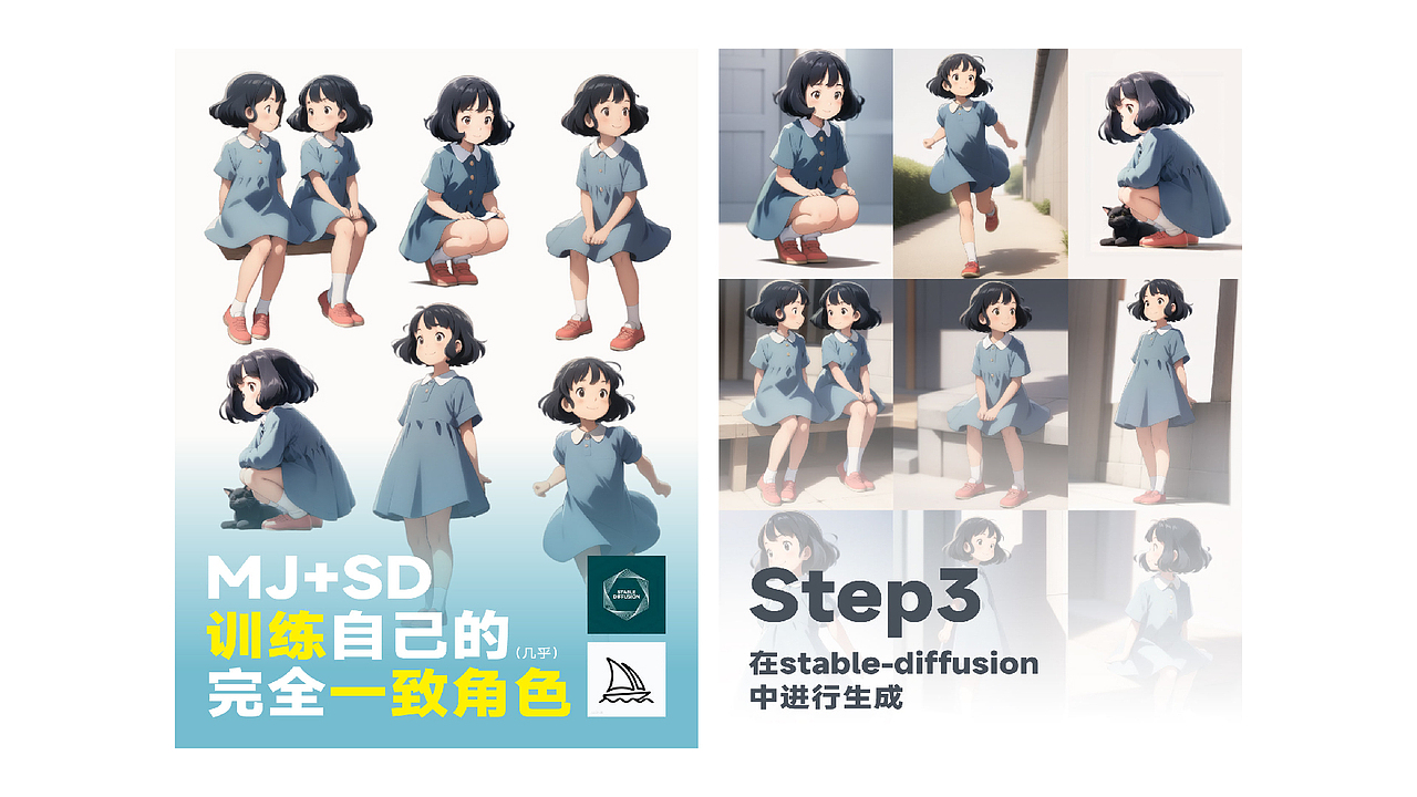 从形象到动画-用AI生成同一形象(多种AI工具应用)