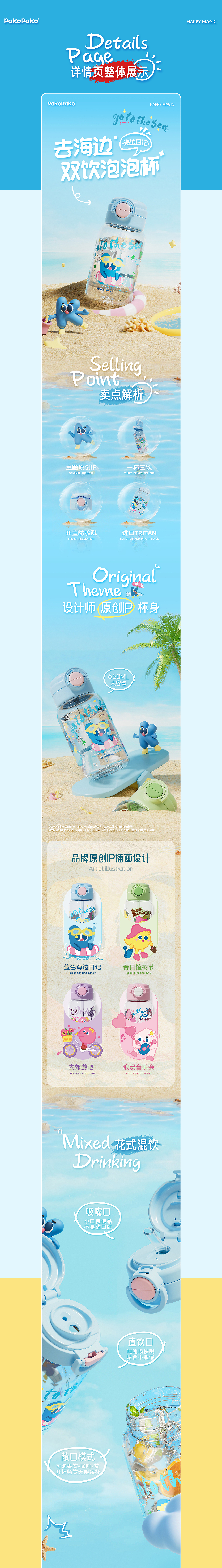 pakopako水杯详情全案/2