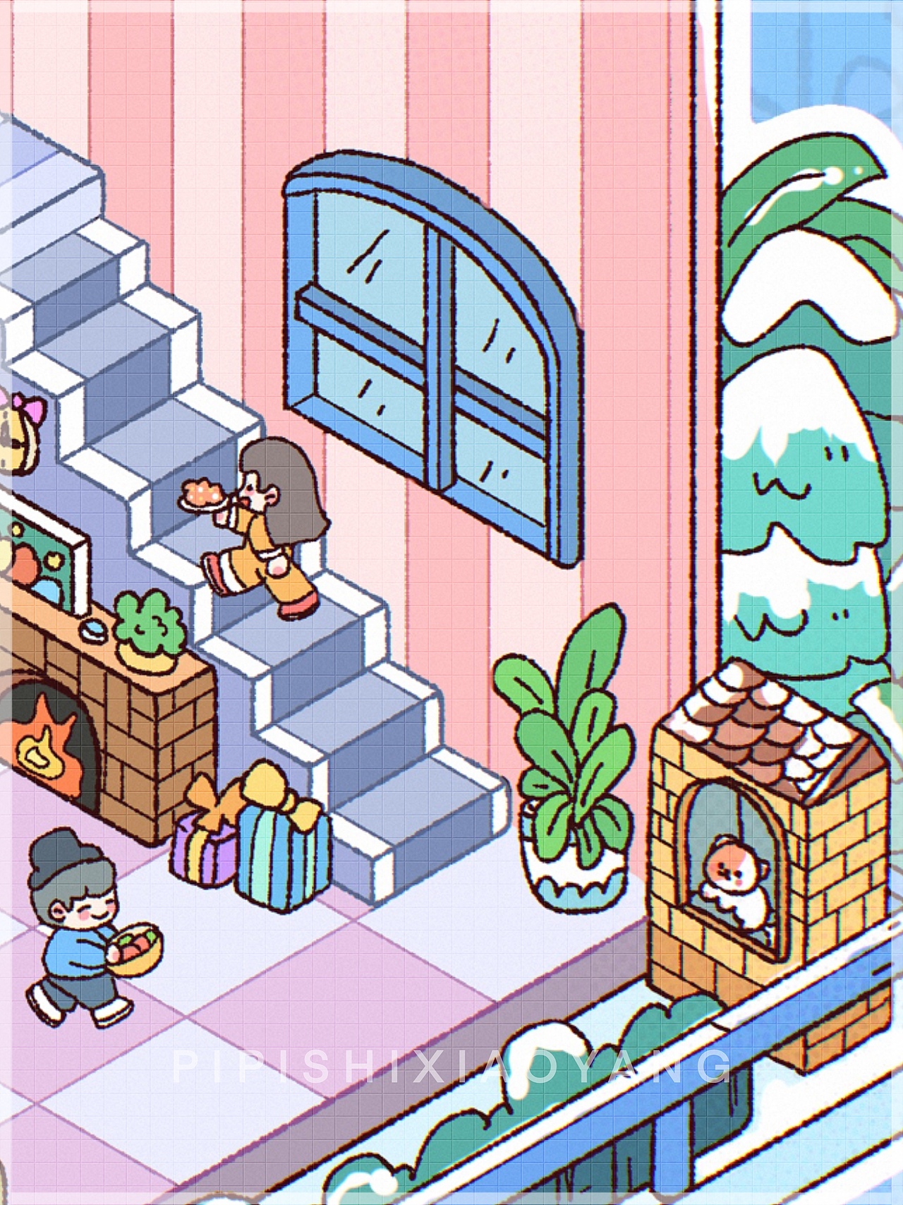 四季小屋场景合集（图ZMzUyODQxMDA0） - 创作习作 - 站酷设计师皮皮是小羊原创素材 - 站酷ZCOOL