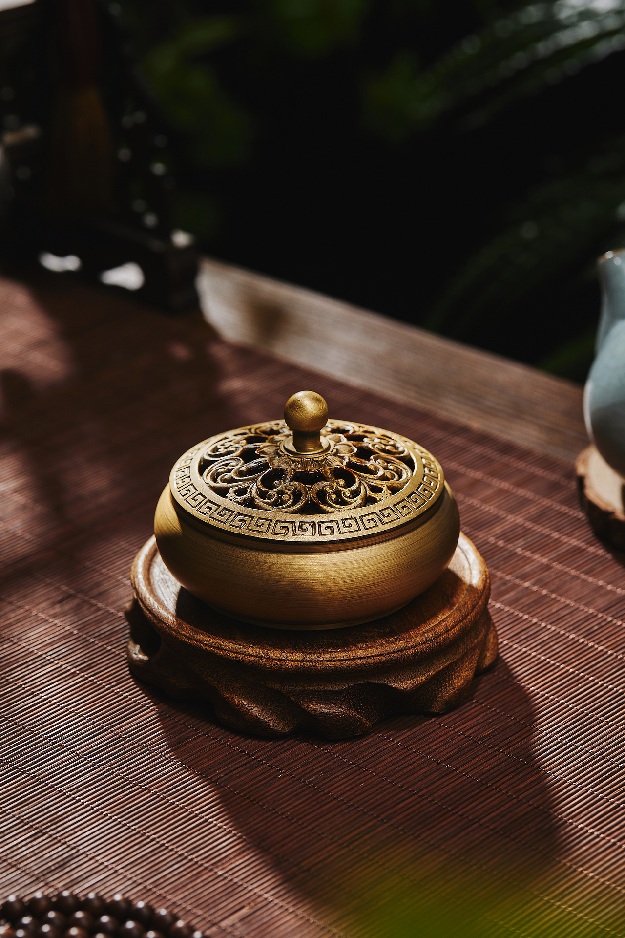 古风香炉电商产品静物拍摄