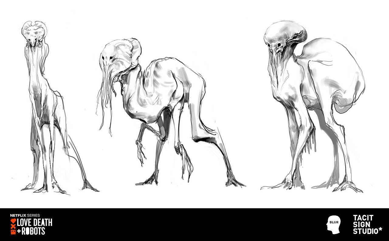 爱死机3《虫群》交通工具/角色/关键帧设计