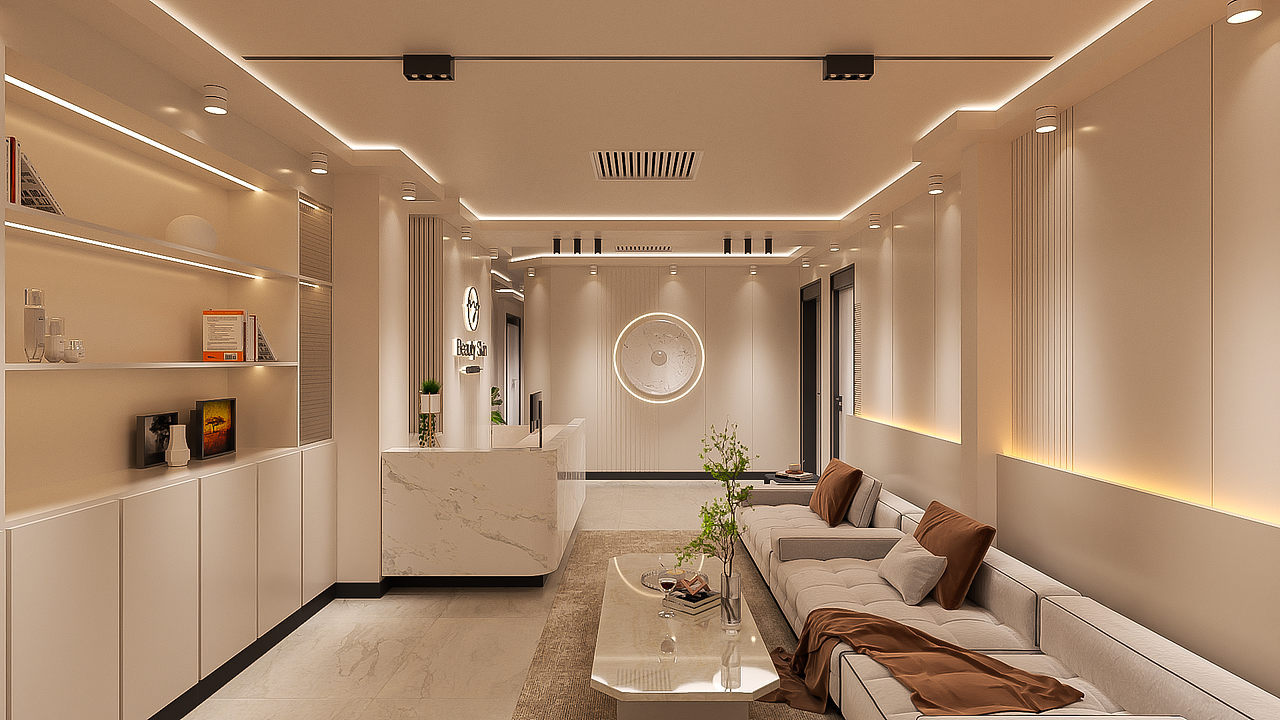 原创室内暖色系风美妆装修