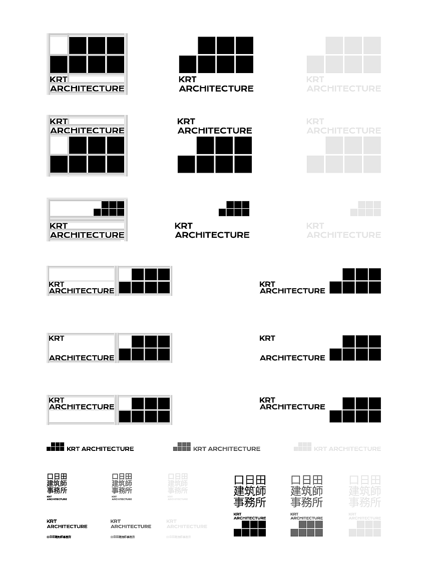 峥嵘品牌设计\ KRT ARCHITECTURE口日田建筑师事务所（图ZMzY5MTI5MTg0） - 品牌 - 站酷设计师峥嵘品牌设计工作原创素材 - 站酷ZCOOL