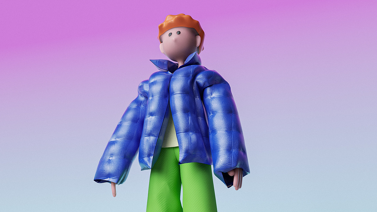 说来画长x服饰渲染日记（图ZMzEzMzMyMjgw） - 人物/生物 - 站酷设计师说来画长原创素材 - 站酷ZCOOL