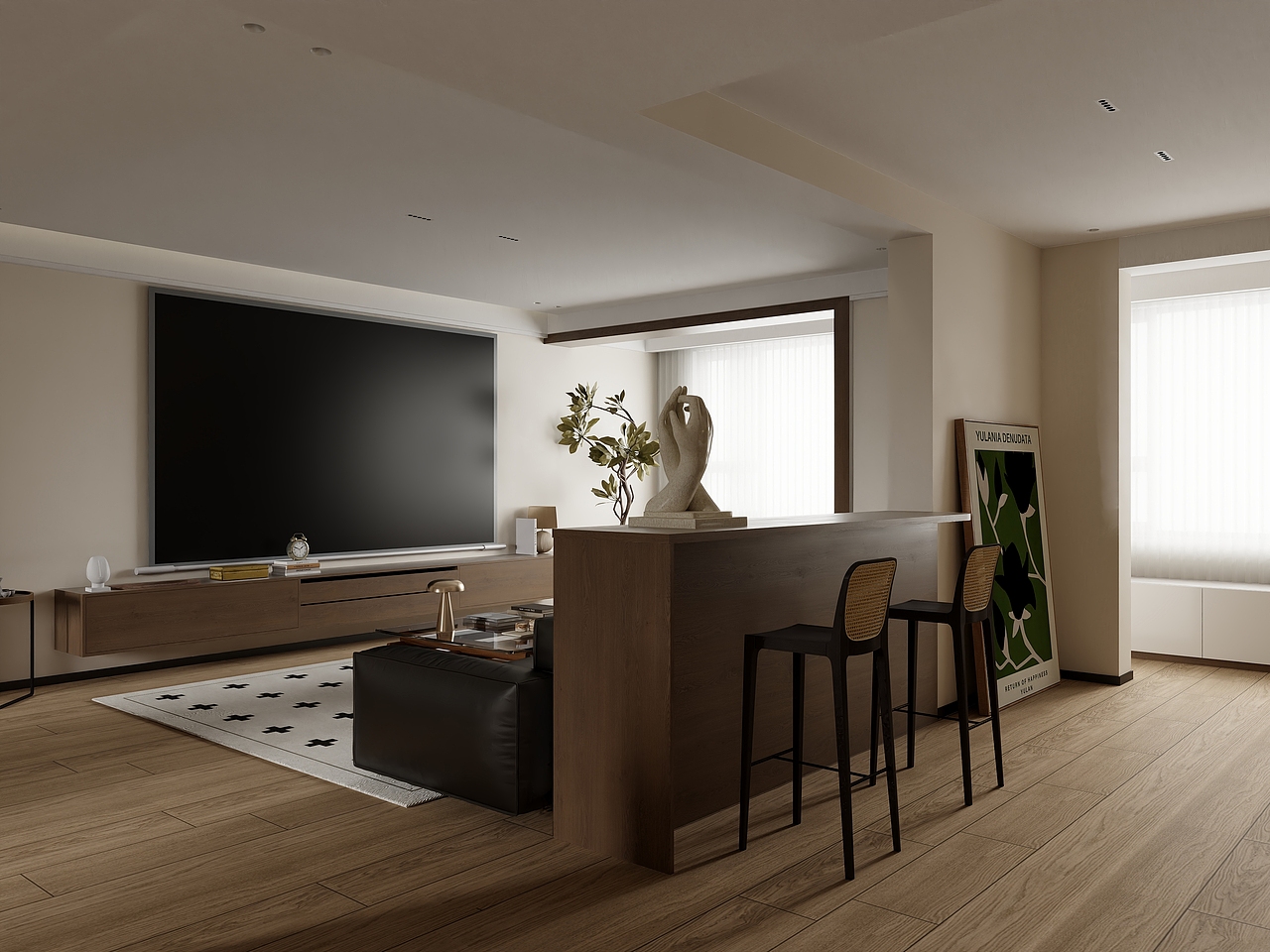 给自己画了一个中古风小家