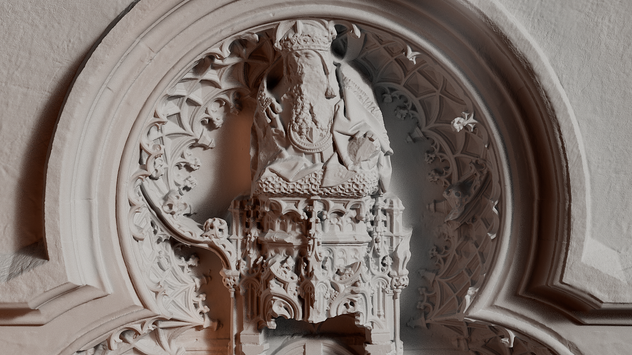 枯寂的君王的灯光白模