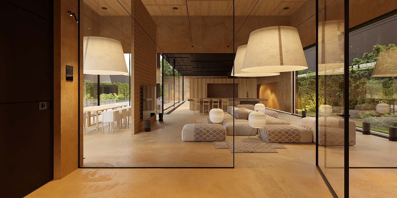 極簡別墅的整體方案