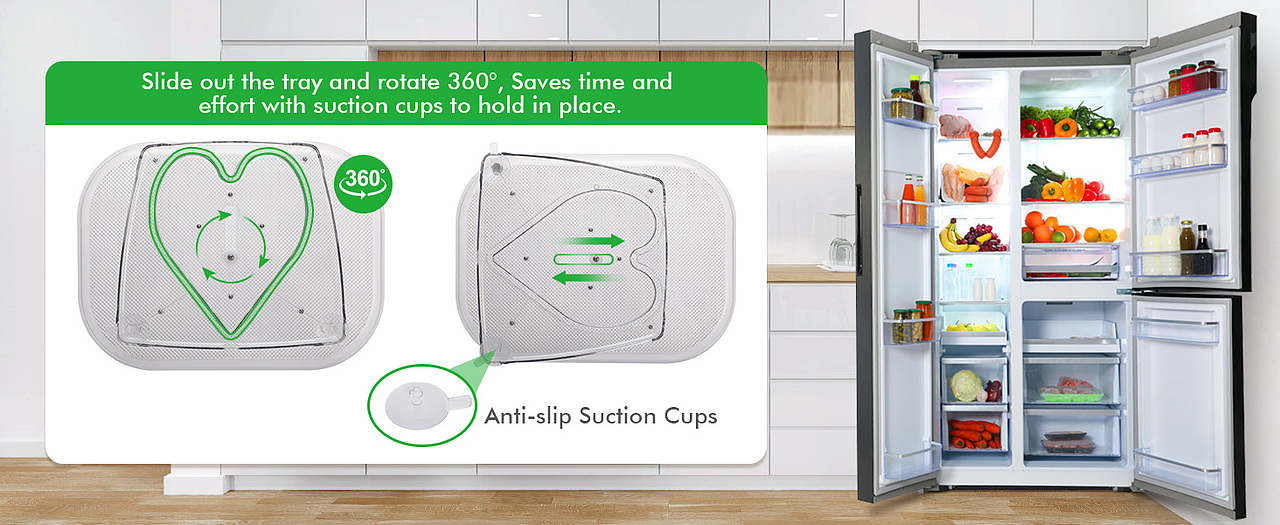 冰箱收纳底座 亚马逊主图 A+