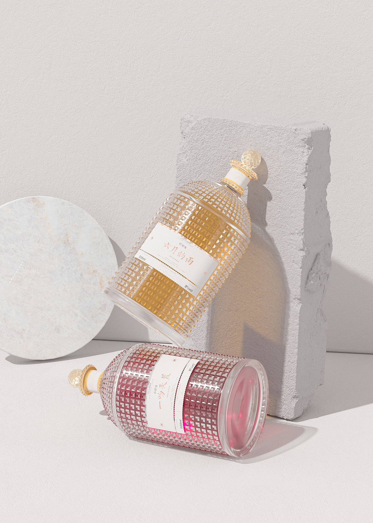 CUI FLOWER | 六月的雨果味酒包装设计