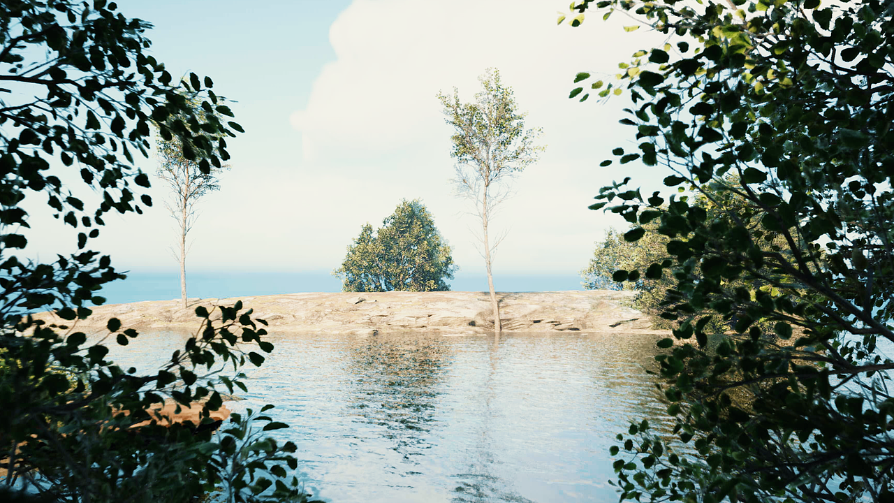 UE5-小河边的木屋