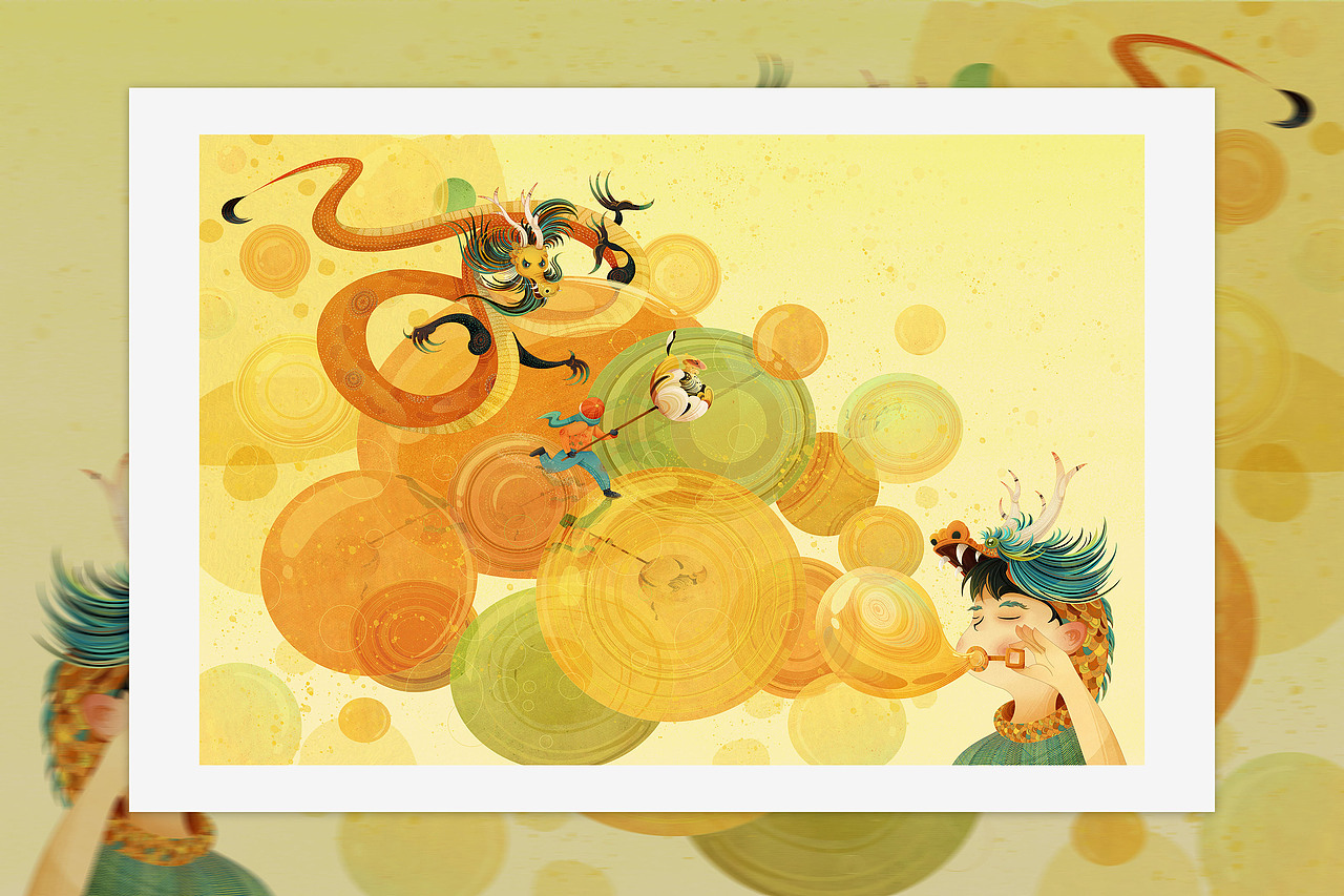 龙年插画（图ZMzUxNzcyODUy） - 商业插画 - 站酷设计师司徒罗杰原创素材 - 站酷ZCOOL