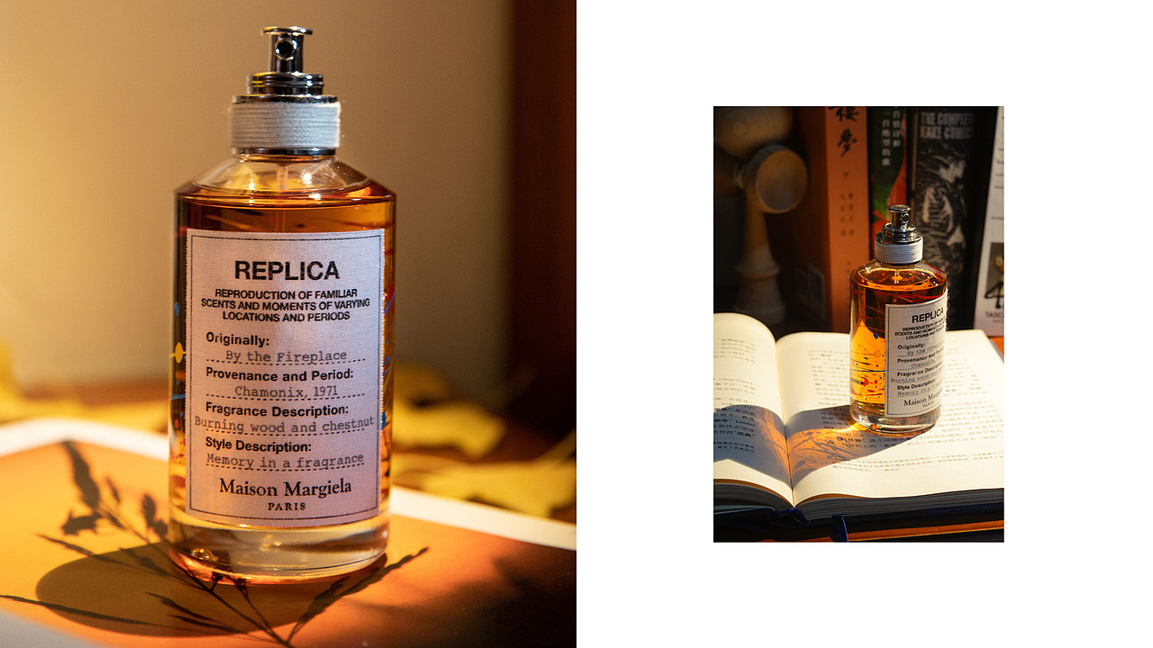 Maison Margiela合作｜2022泼墨节日限定-温暖壁炉香水（图ZMzI2ODYwODA4） - 商业插画 - 站酷设计师李耳耳耳原创素材 - 站酷ZCOOL