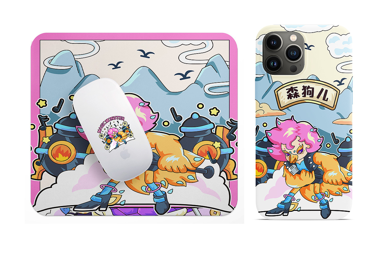 摇滚版四大神兽 青龙/白虎/朱雀/玄武