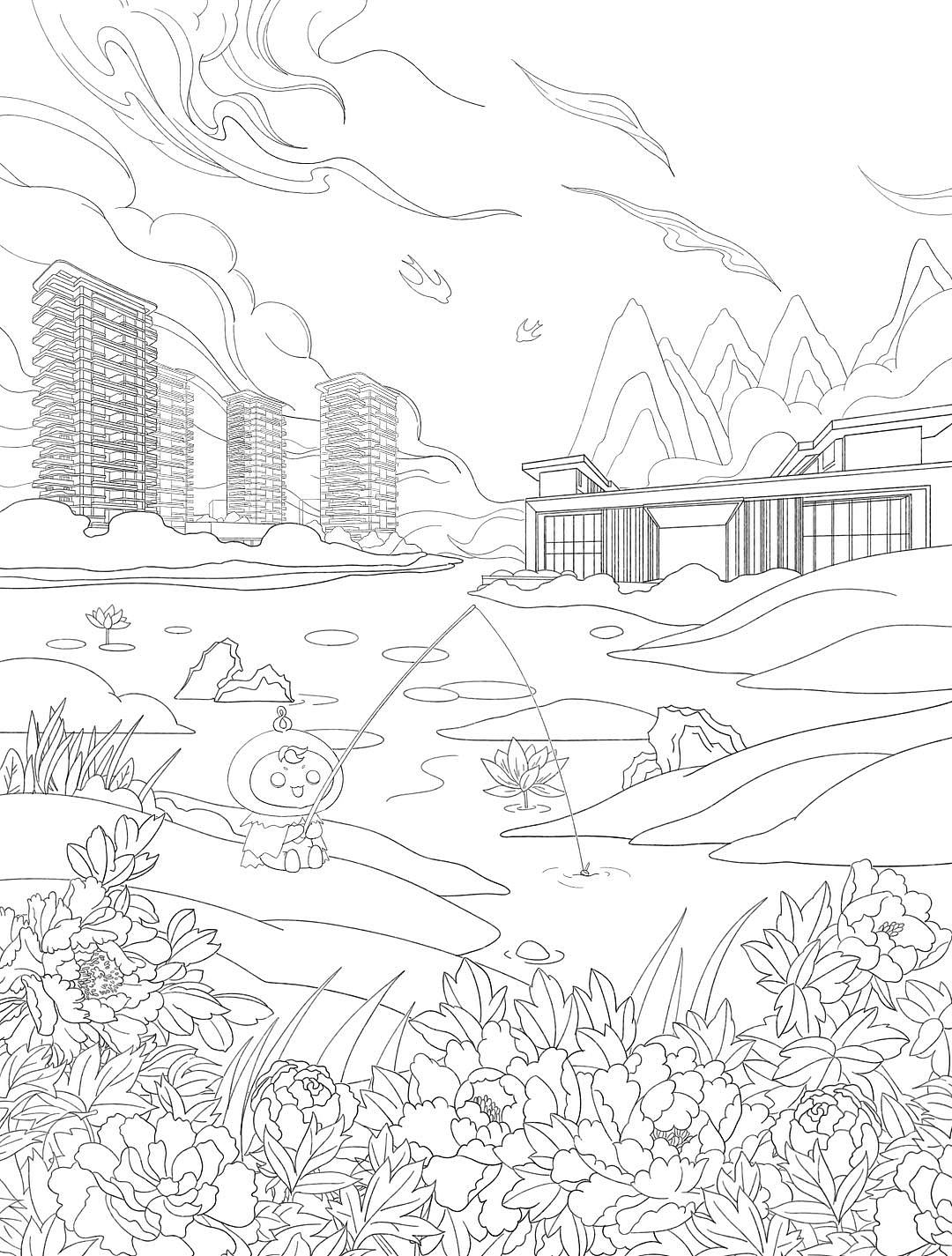 节气海报 丨 春分、清明、谷雨 国潮节气插画海报