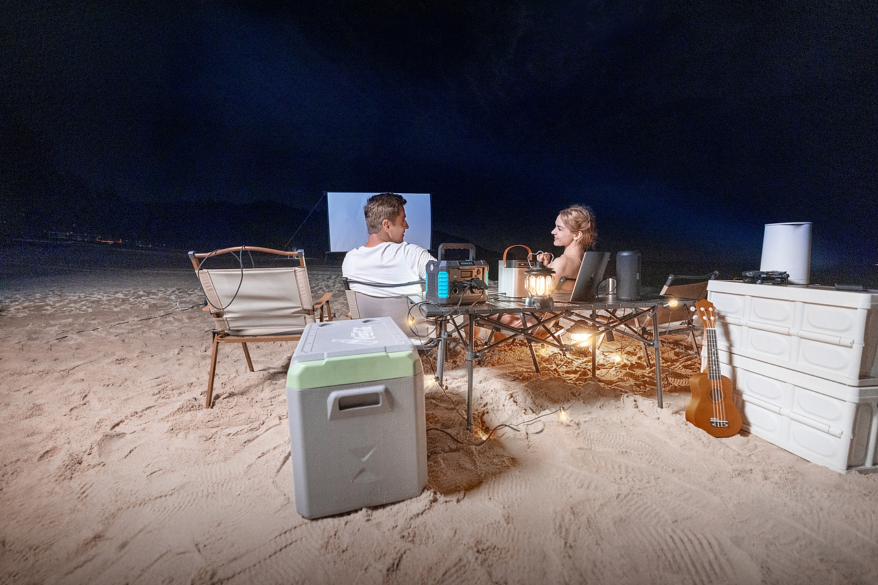 罗马仕雷霆系列 RS300-1500 户外电源拍摄