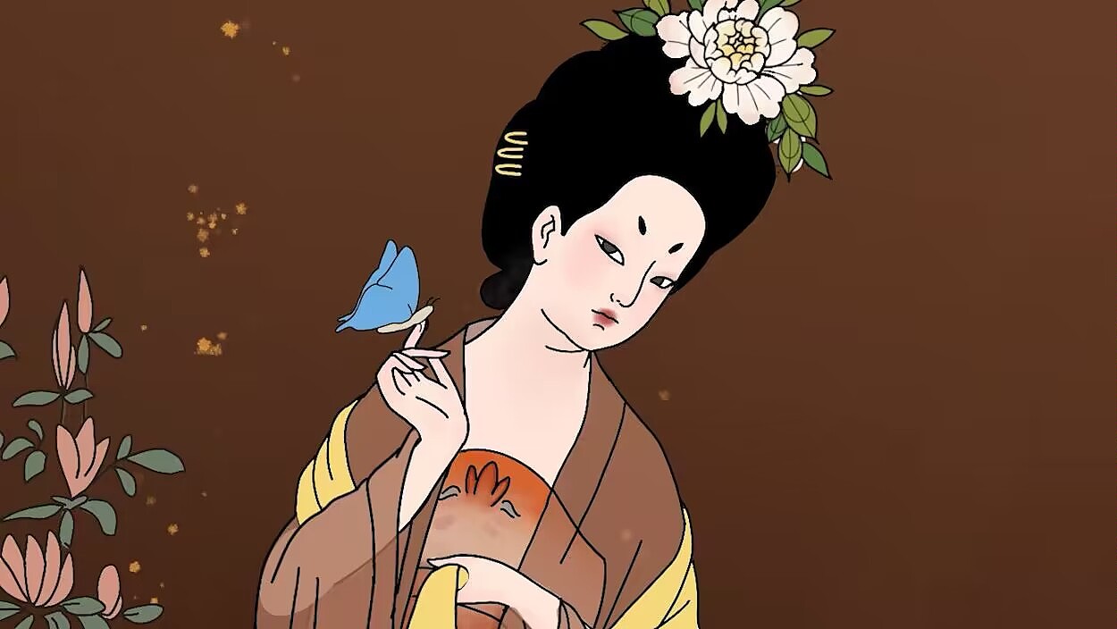 唐代仕女画在二维动画中的应用-毕业设计（图ZMzQ1NzczODk2） - 动画片 - 站酷设计师丽子_原创素材 - 站酷ZCOOL