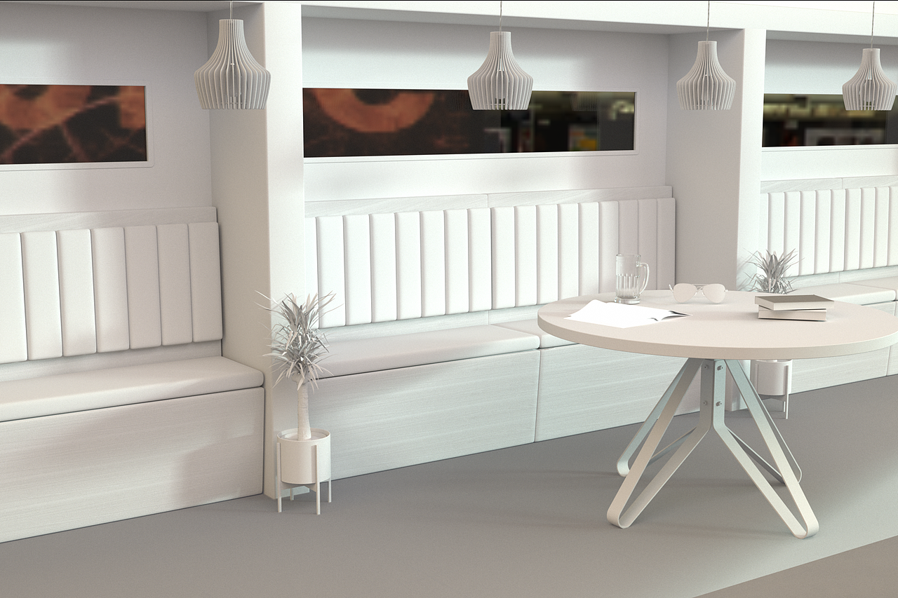 定制沙发实景合成建模渲染