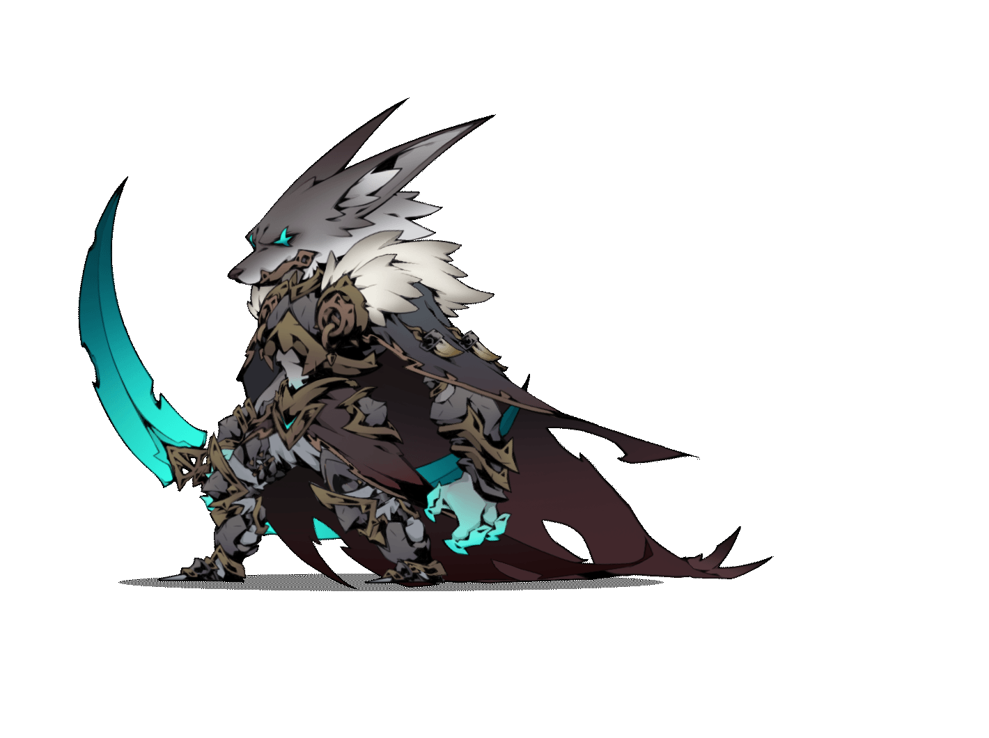 wolf-knight-spine-pose（图ZMzUyNDE2MTI0） - 独立游戏 - 站酷设计师三栖人设计原创素材 - 站酷ZCOOL