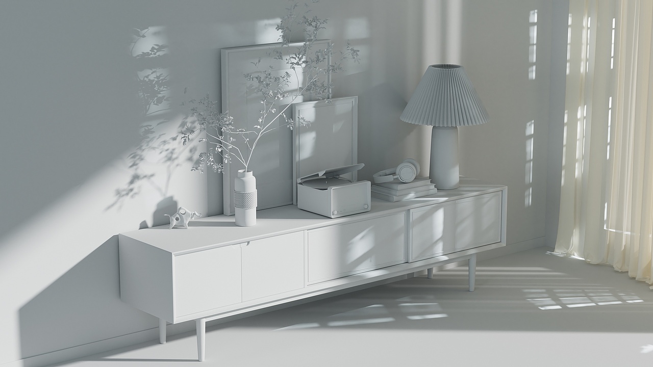 光影大师-四月室内场景产品OC渲染