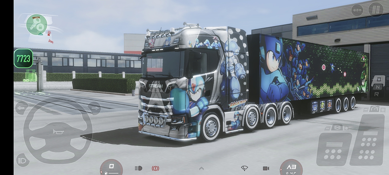 欧洲卡车模拟器3 手游版 自制 插画 涂装（图ZMzY0NzM0NDA0） - 创作习作 - 站酷设计师灬峰灬原创素材 - 站酷ZCOOL