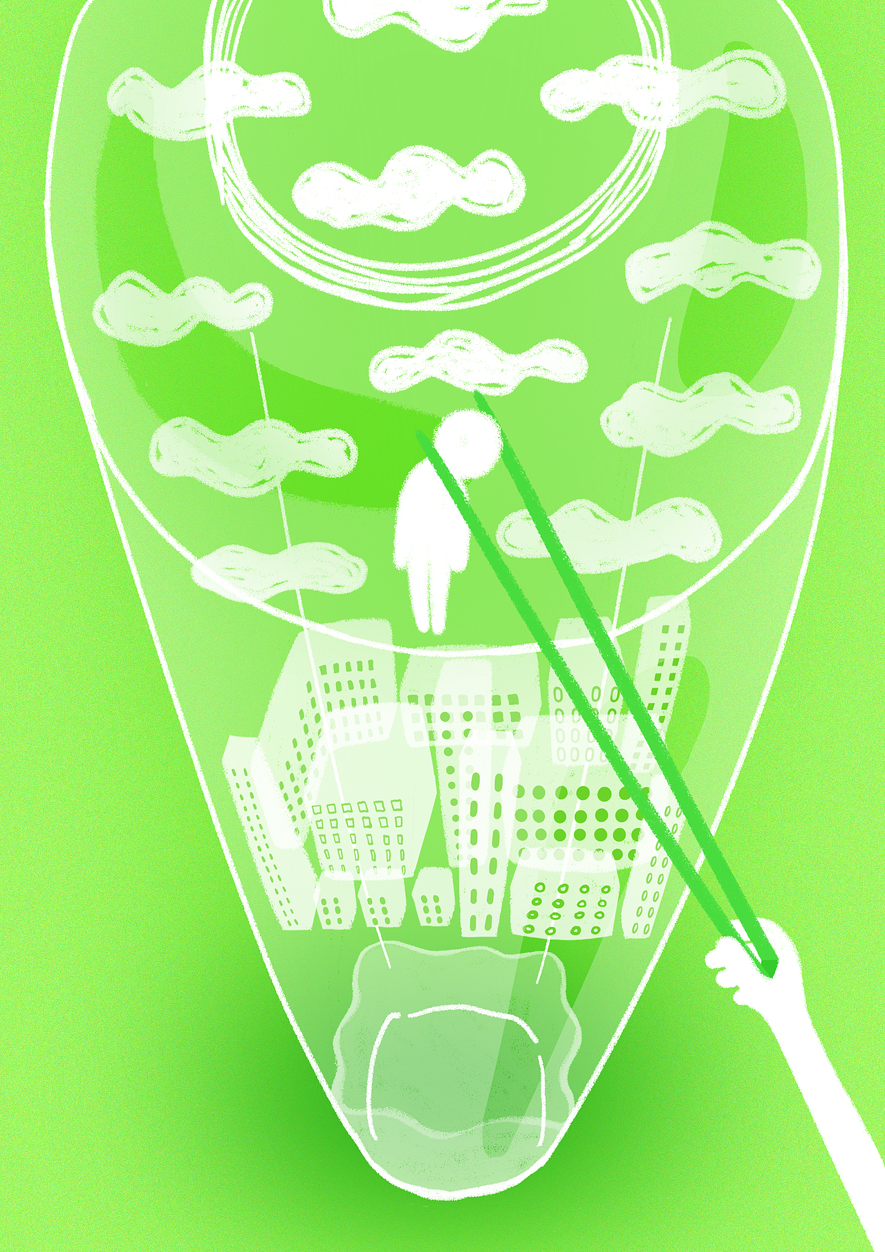 插画—庸俗生物（图ZMzA4OTQxMjYw） - 创作习作 - 站酷设计师今天也想学画画呀原创素材 - 站酷ZCOOL