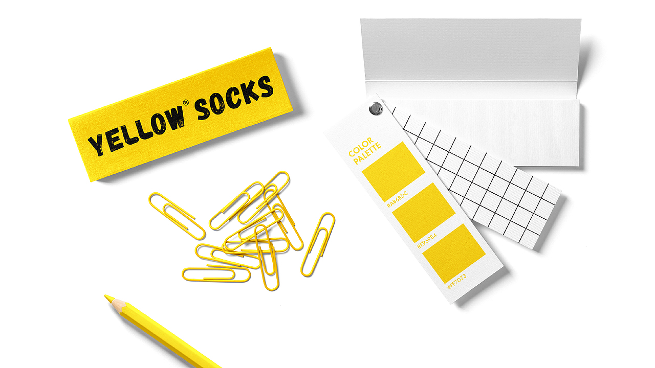 YELLOW潮袜品牌LOGO设计|服饰 服装|LOGO VI设计