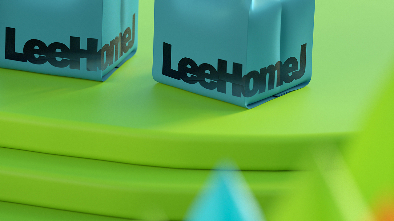 自立袋包装渲染