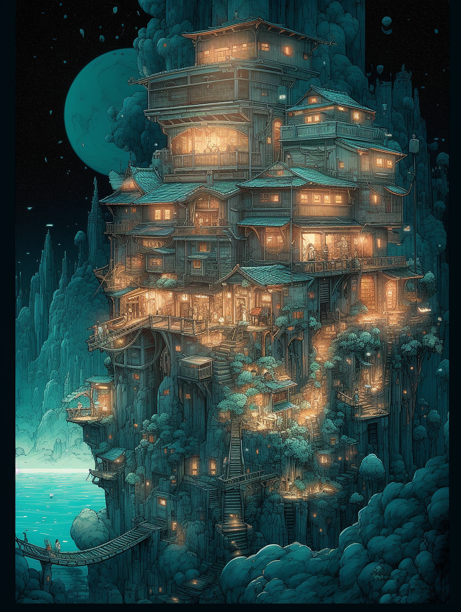 变幻的海底城市