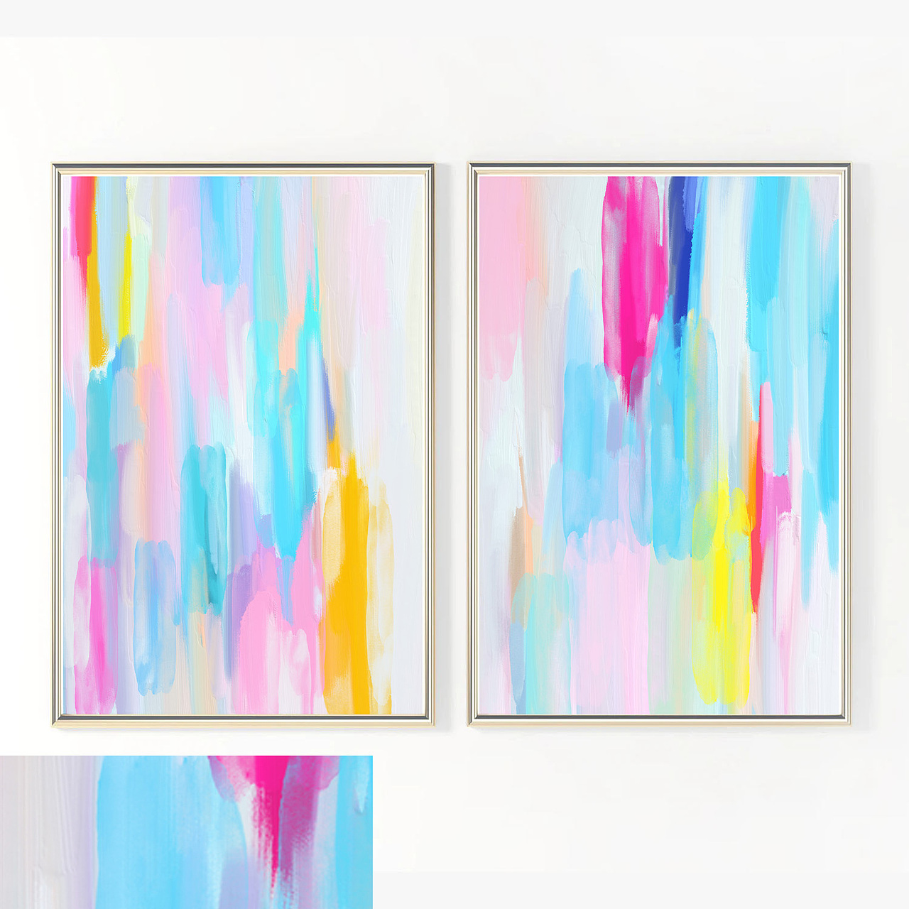 为美国知名艺术家居原创设计的最新色彩油画