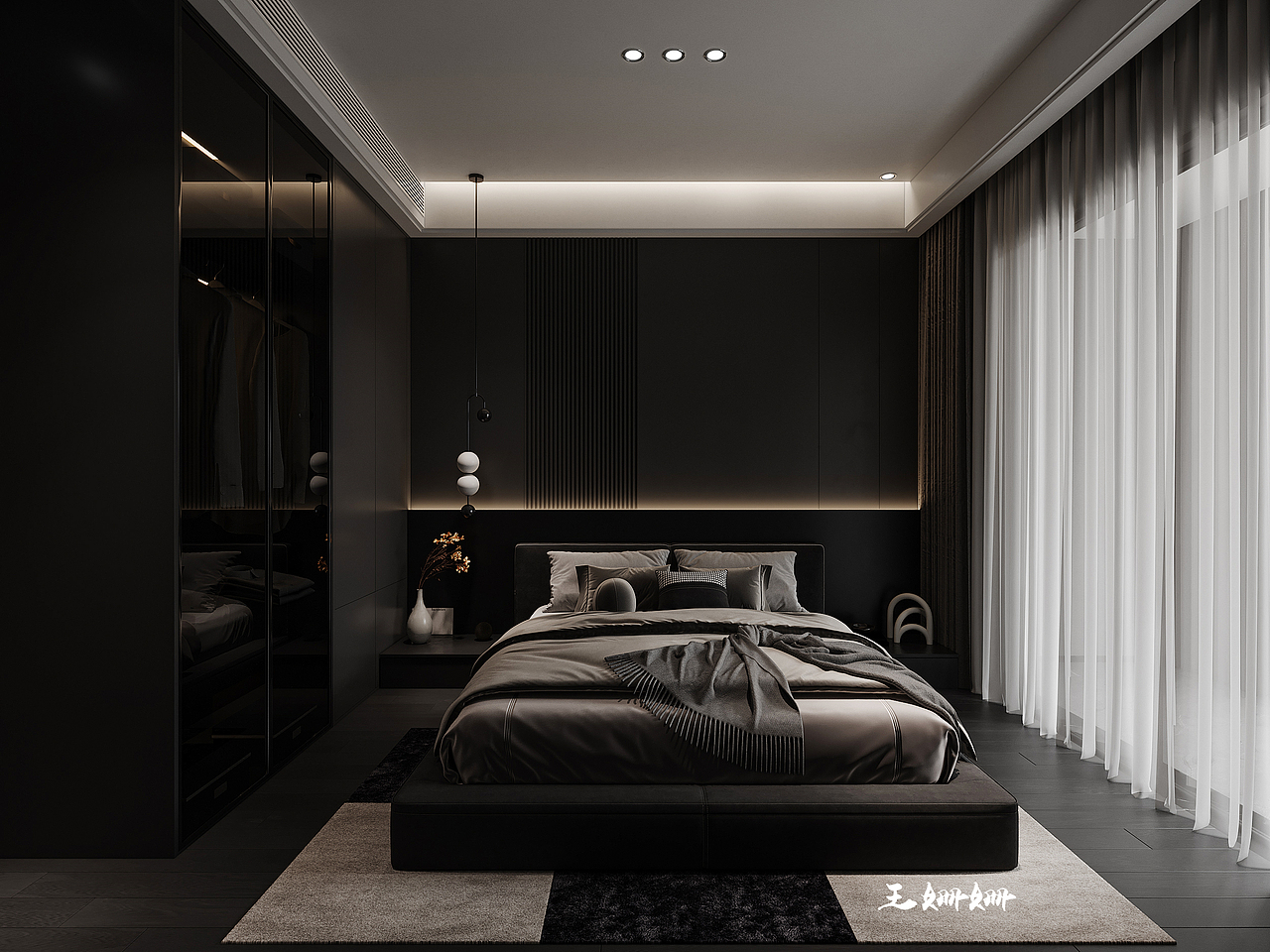 霸总高级黑，酷感十足的理性住所