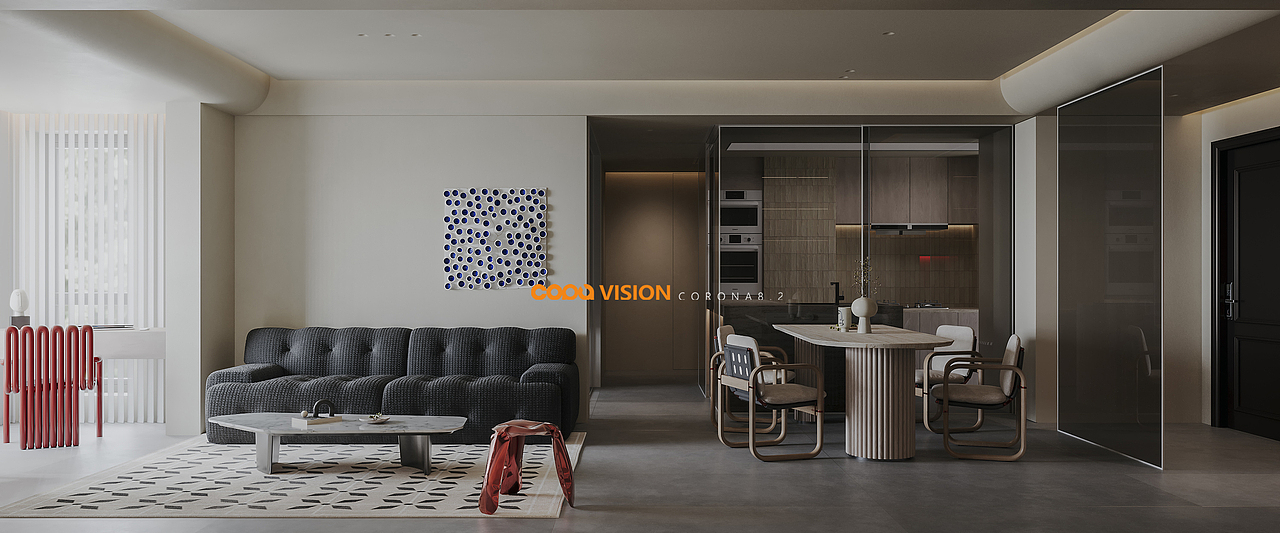 CR渲染-奶油风(同样的设计不同的调调)