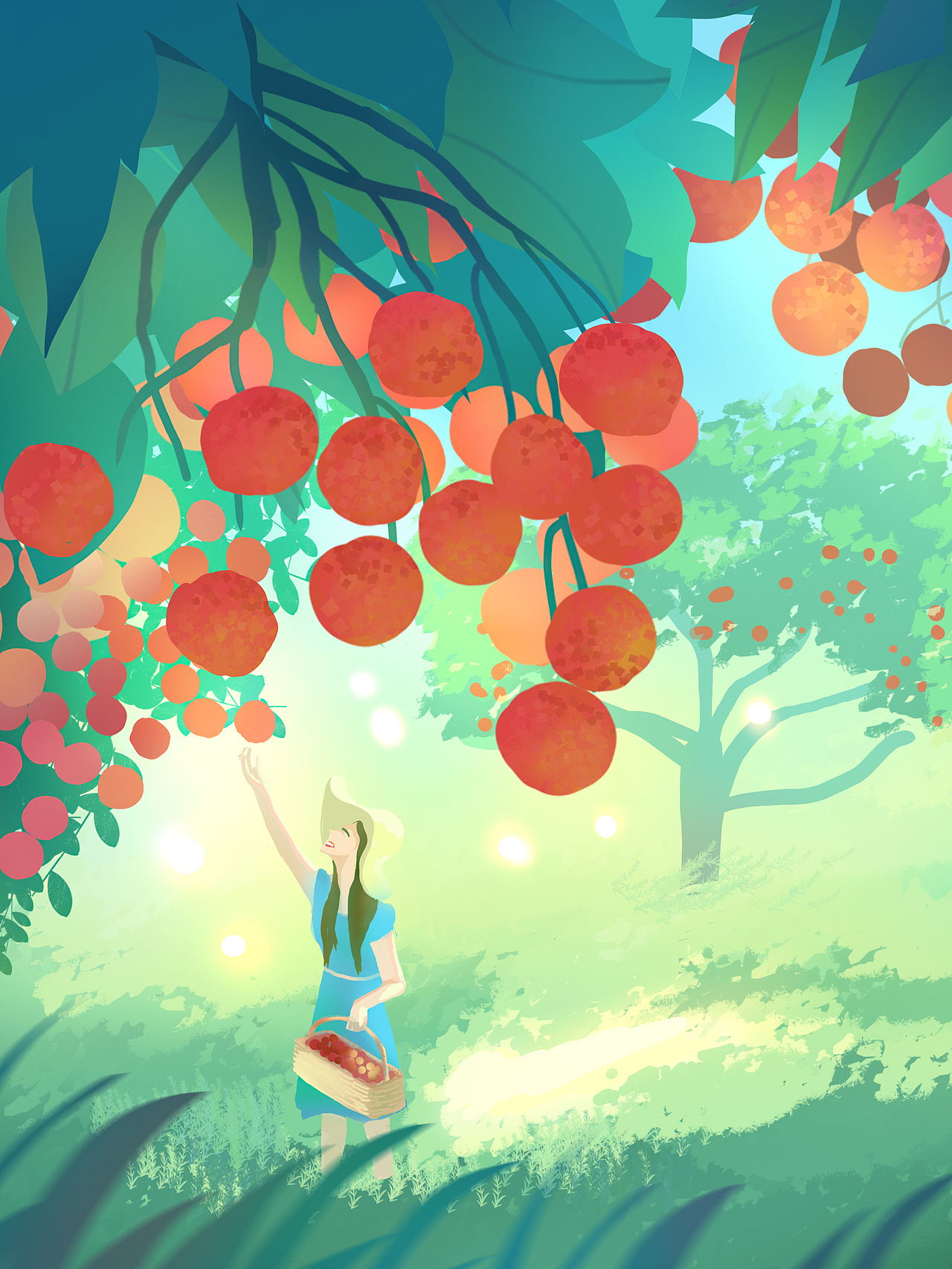 收集夏日限定浪漫 夏日「插画」挑战（图ZMzAyNjMyMzg4） - 创作习作 - 站酷设计师彩树11原创素材 - 站酷ZCOOL