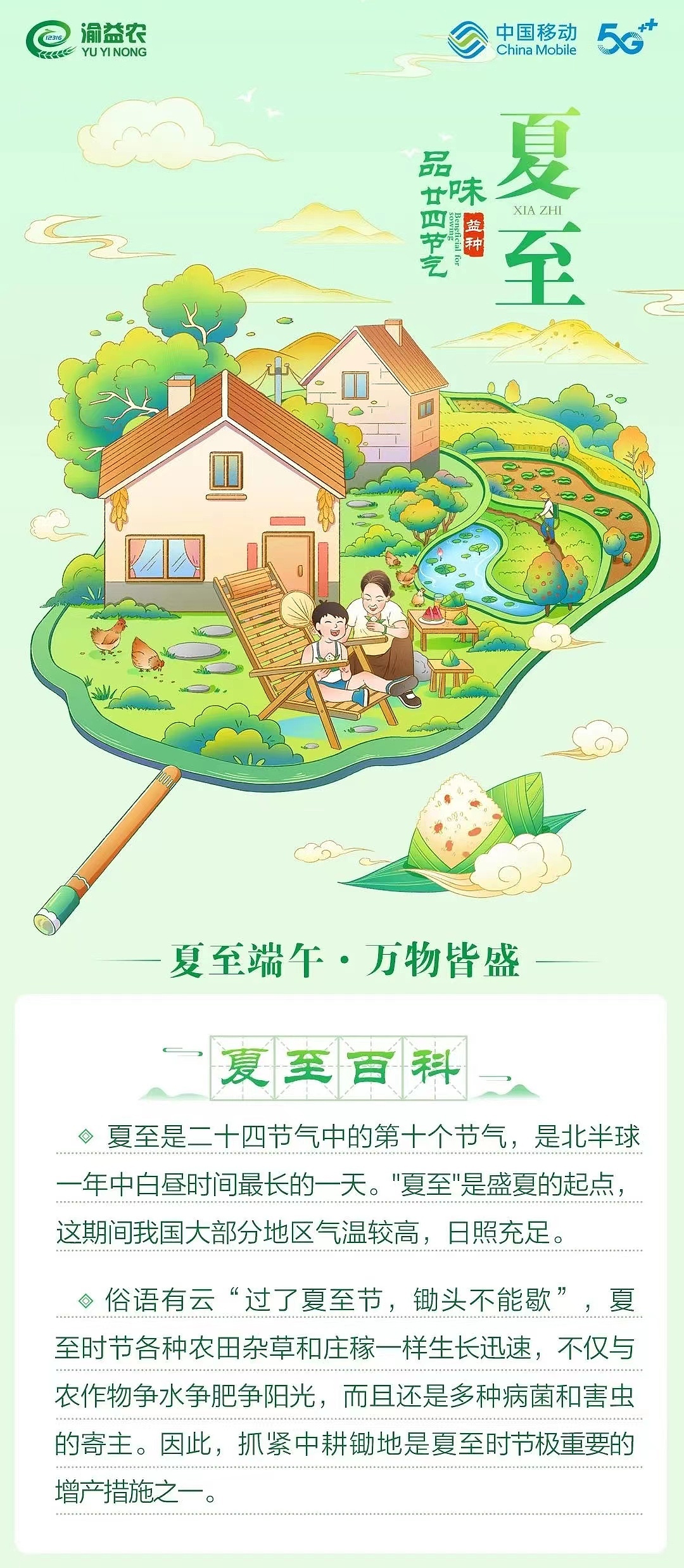 二十四节气之：夏至（图ZMzU4MzExMTM2） - 商业插画 - 站酷设计师戴月y原创素材 - 站酷ZCOOL