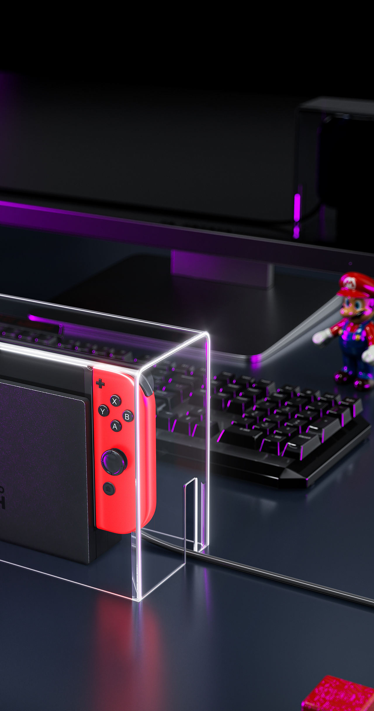 SWitch防尘罩、游戏手柄四口充电器、三合一拓展坞