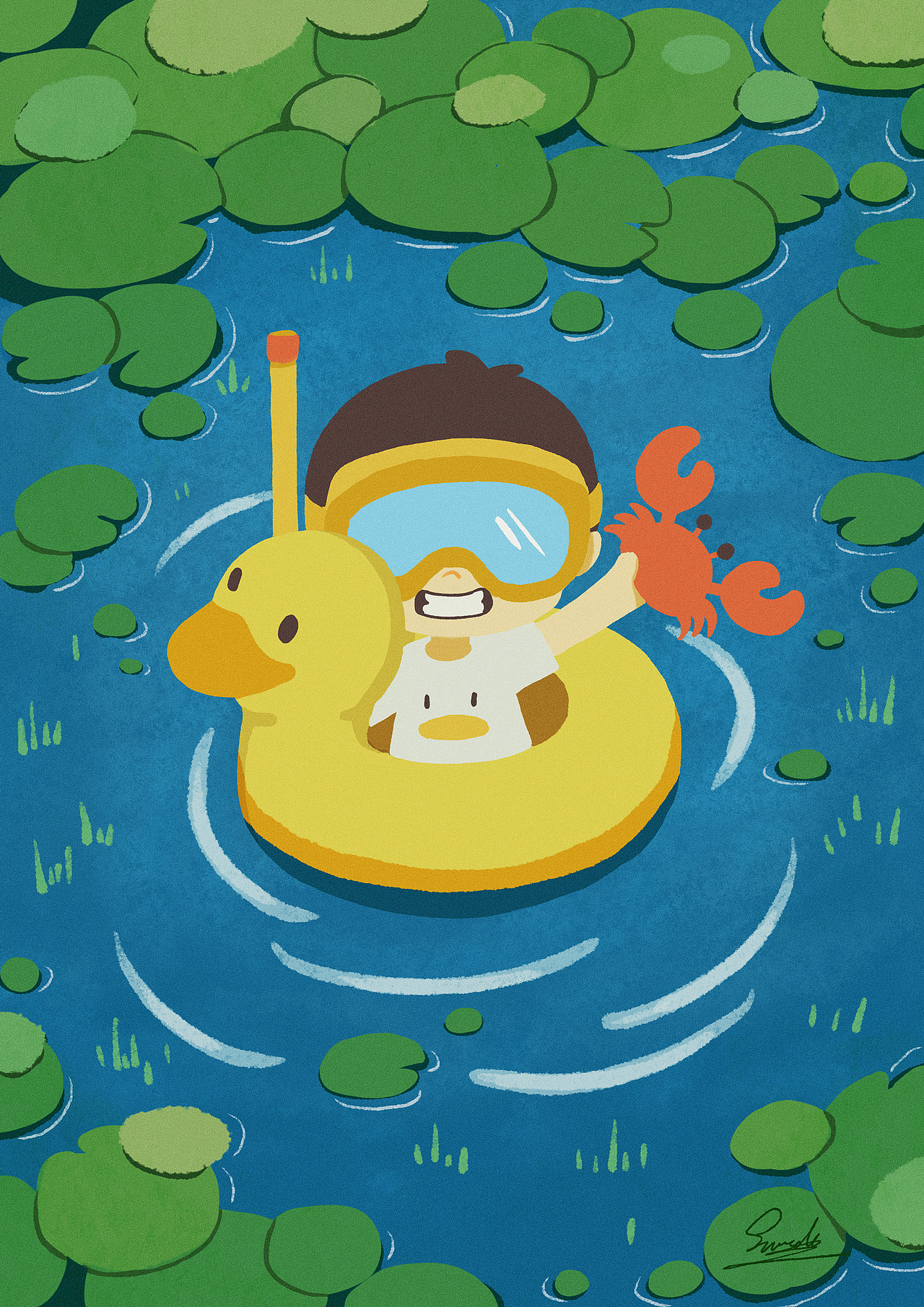 要快乐鸭（图ZMzI3ODk2NDAw） - 创作习作 - 站酷设计师鹿夏Summerlu原创素材 - 站酷ZCOOL