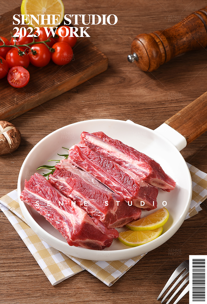 新鲜牛肋排骨 肉类拍摄（图ZMzMyMDk1Nzc2） - 产品摄影 - 站酷设计师森和视觉摄影原创素材 - 站酷ZCOOL